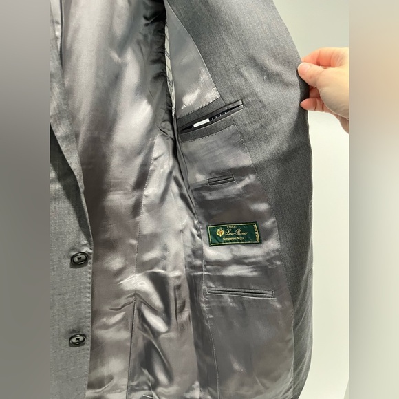 J. Crew Ludlow Slim-fit Suit Jacket Double Vent Loro Piana Wool Charcoal 36R NEW - Picture 11 of 15